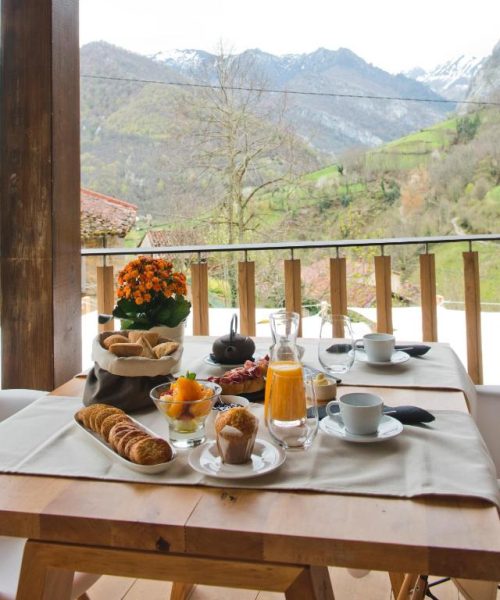 tierra del agua desayuno